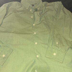 Mens Button Down Long Sleeved Shirt